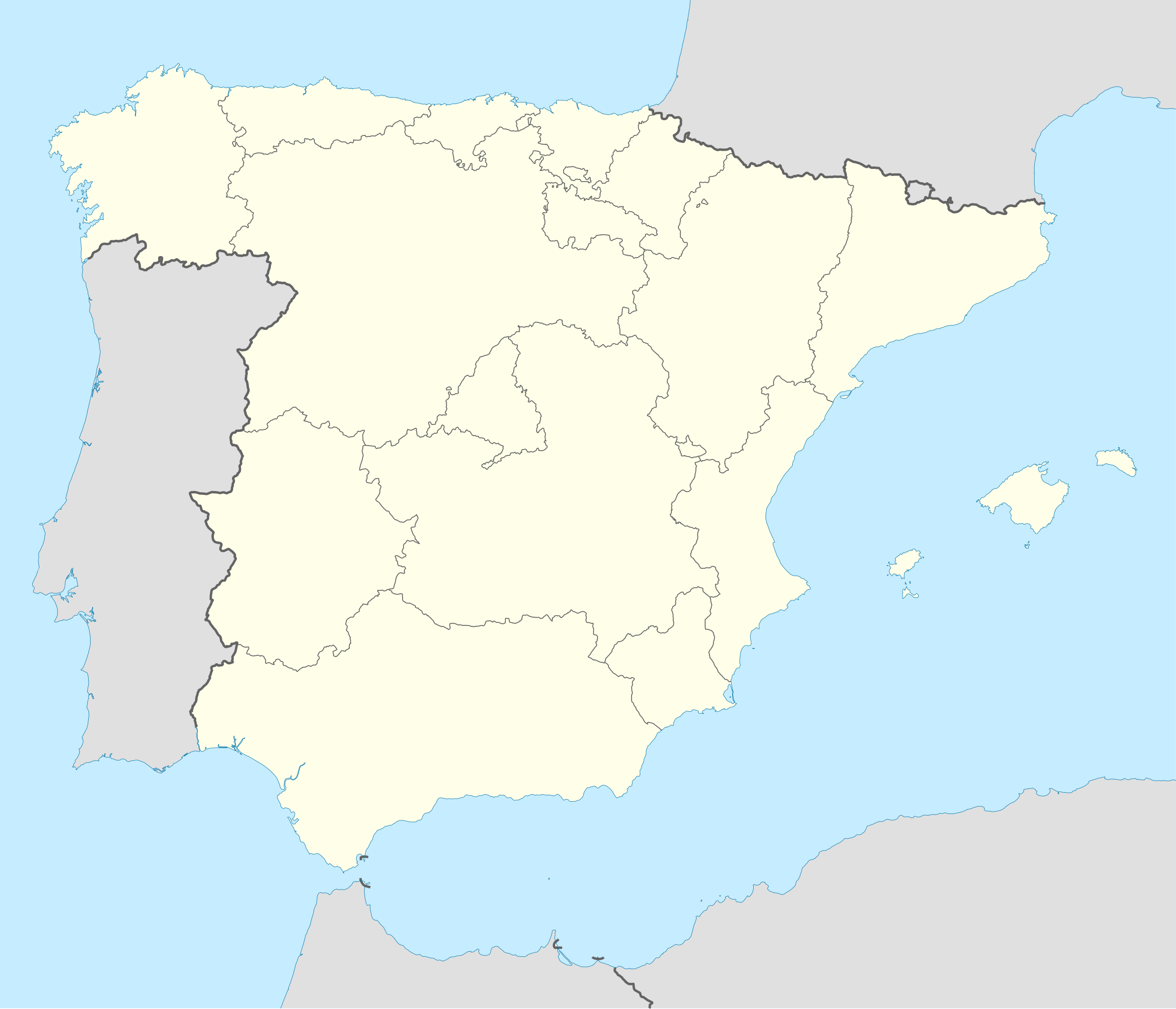 Mapa del Mediterráneo